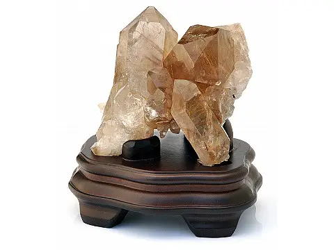 Rutilated Quartz Cluster