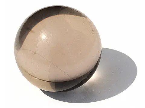 Genuine AAAA Rutilated Smoky Quartz Sphere