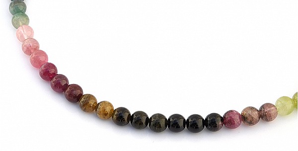 Tourmaline Multi-Color Beads Necklace