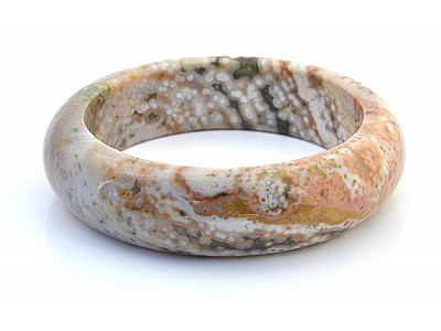 Ocean Jasper Bangle Bracelet