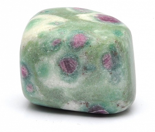 Ruby Fuchsite, Ruby Zoisite Pebble