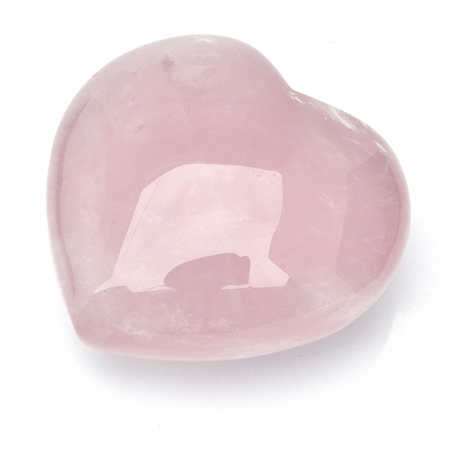 Lavender Rose Quartz Heart