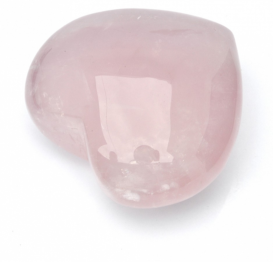 Lavender Rose Quartz Heart