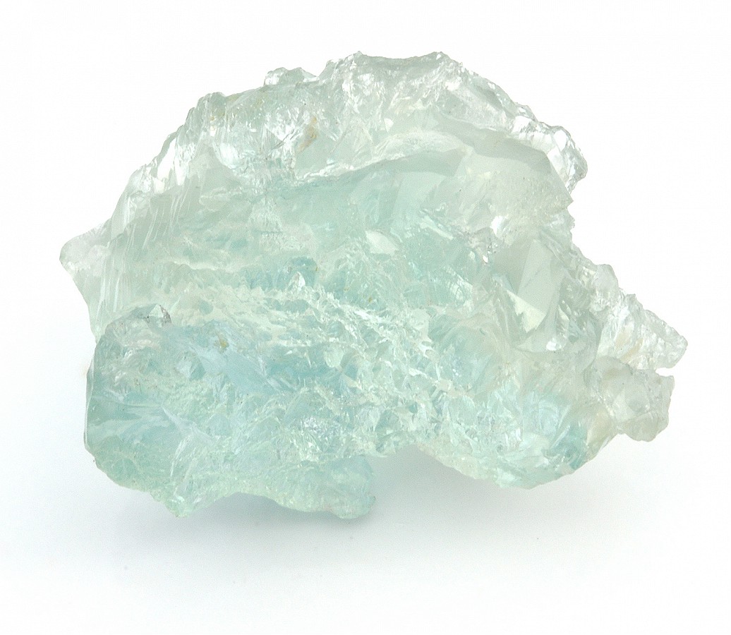 Etched Aquamarine Rough Specimen