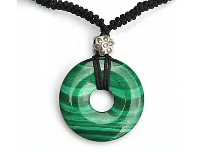 Malachite Necklace and Tiger Eye Beads