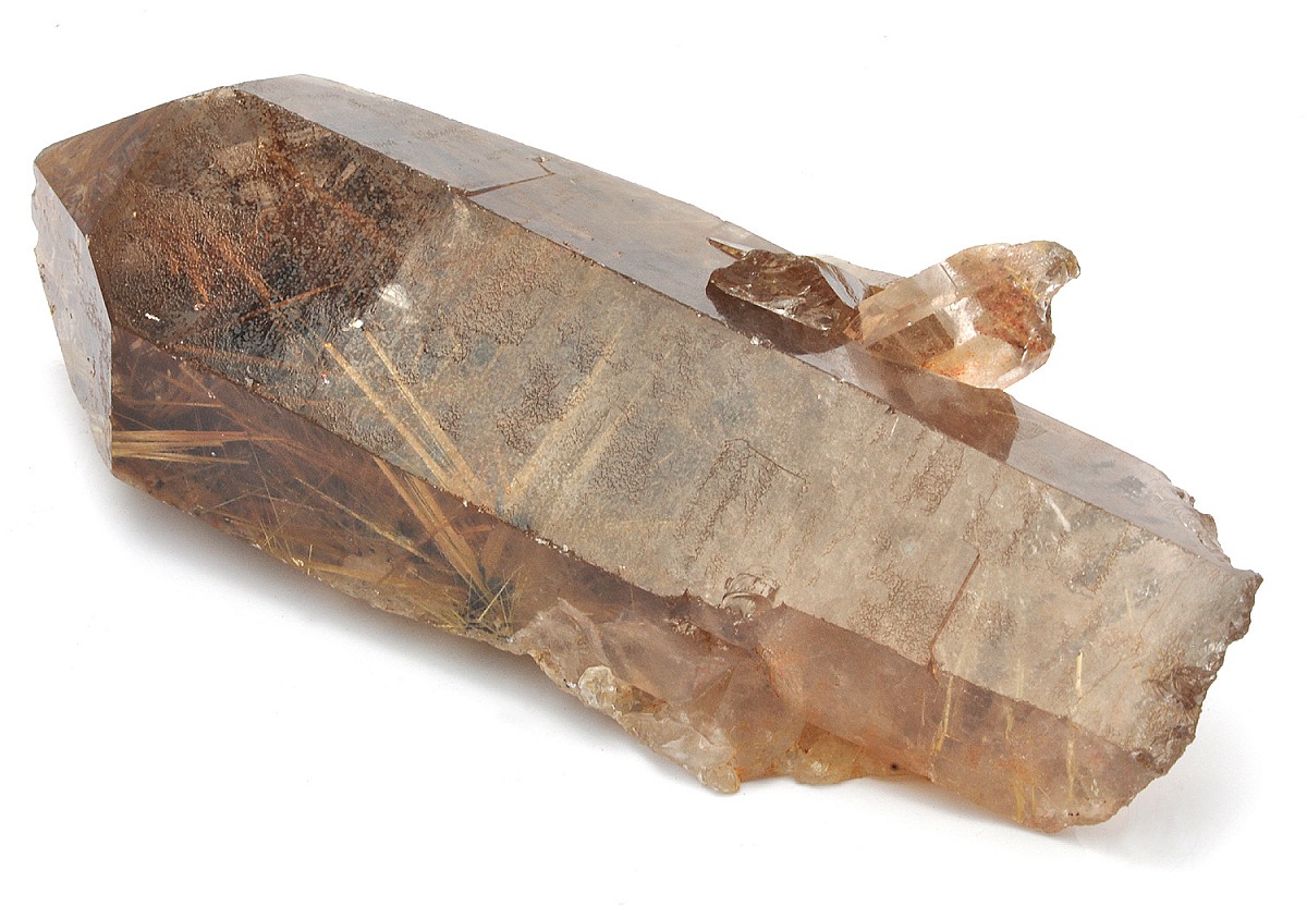 Beautiful Natural Golden Rutilated Quartz Crystal Wand