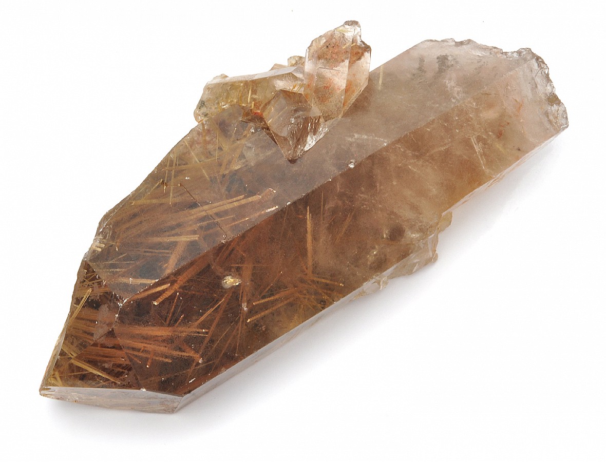 Beautiful Natural Golden Rutilated Quartz Crystal Wand