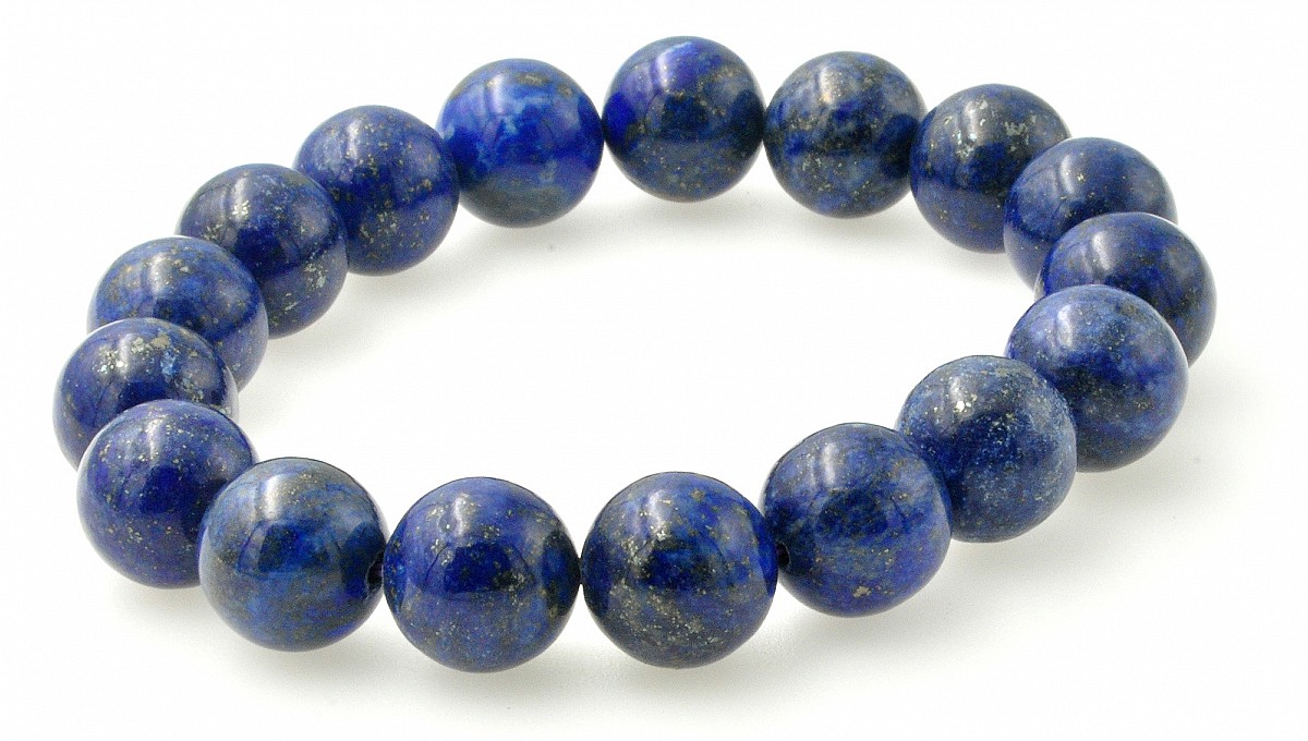 Lapis 12mm Beads Bracelet