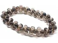 Smoky Quartz Bead Bracelet