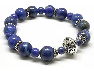 Lapis Silver Bracelet