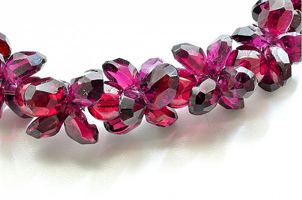 Brazil Rhodolite Garnet Briolette Bracelet