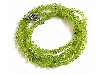 Irregular gravel Peridot Necklace